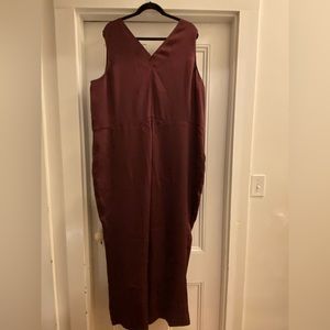 Universal Standard purple jumpsuit